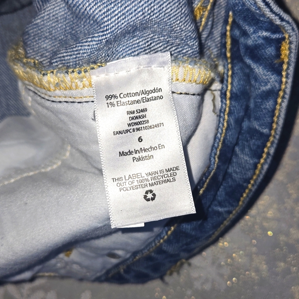 Free Assembly Jean Shorts - Size 6 S222 Artistic FL7285 - Picture 5 of 7